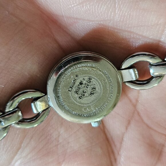 ESQ by Movado Swiss Women Wristwatch Black Face Silver Tone Analog Watch - Picture 13 of 15